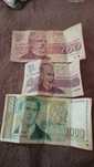 Стари банкноти от 50,200 и 1000лв.