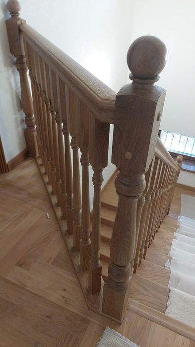 Установка лестниц, обшивка.