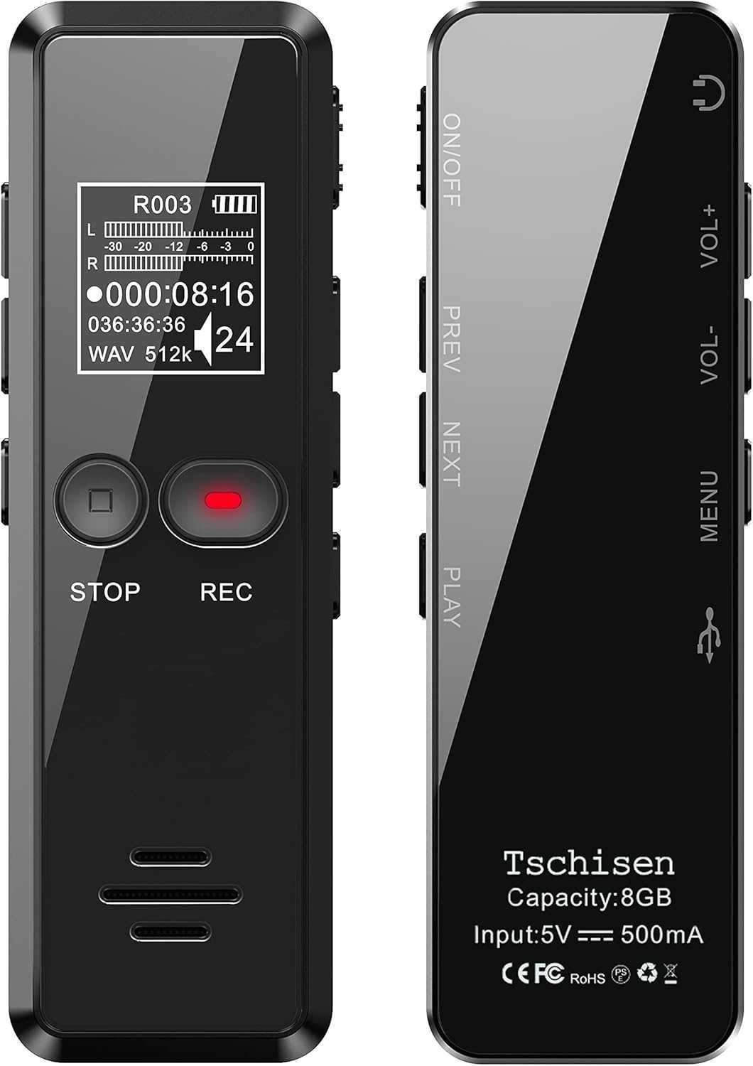 Дигитален Цифров диктофон Tschisen V90 64GB
