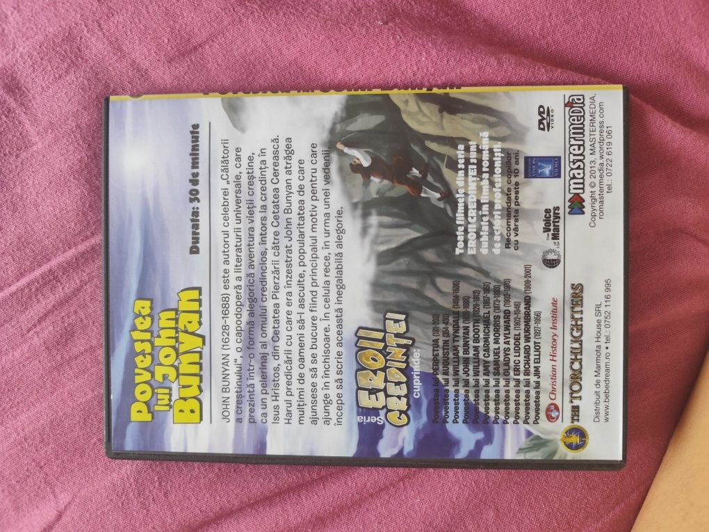 DVD desene animate povestea lui John Bunayan