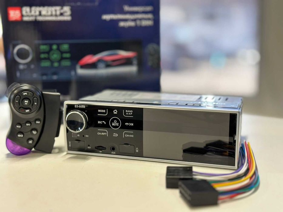 Автомагнитола с экраном 4.1 дюйма магнитофон Usb SD BT AUX + камера