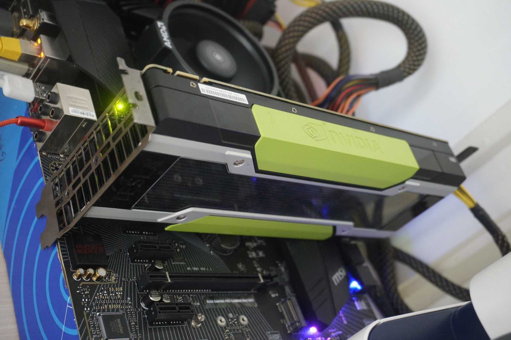 Сървърна карта (AI GPU) Nvidia Tesla k80 2496x2 CUDA cores, 24GB VRAM