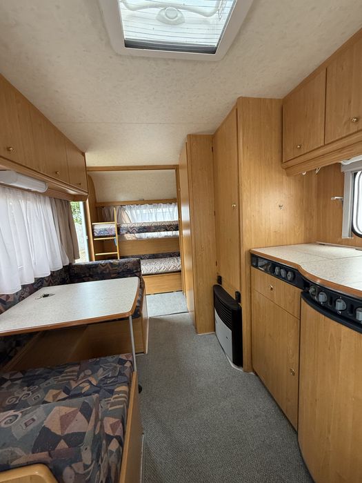 Rulota Dethleffs Family 450,1998,5 pers,baie,boiler,wc fix,dus