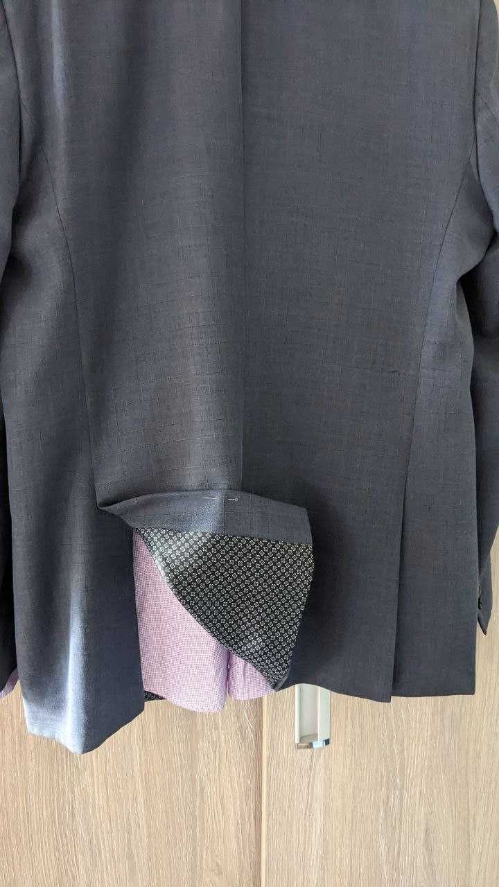Пиджак мужской,серый,54 размер,б/у
