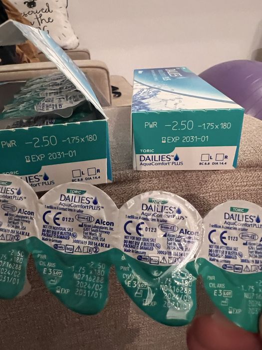 Lentile de contact torice