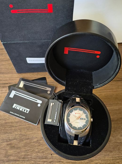 ceas automatic PIRELLI PZERO TEMPO Steel/Titanium