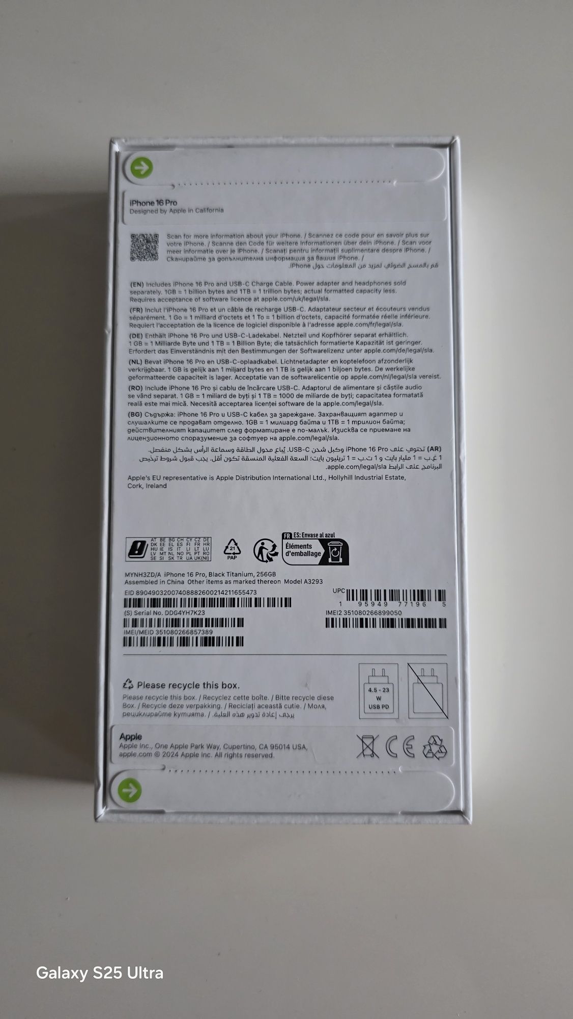 Iphone 16pro , 256gb