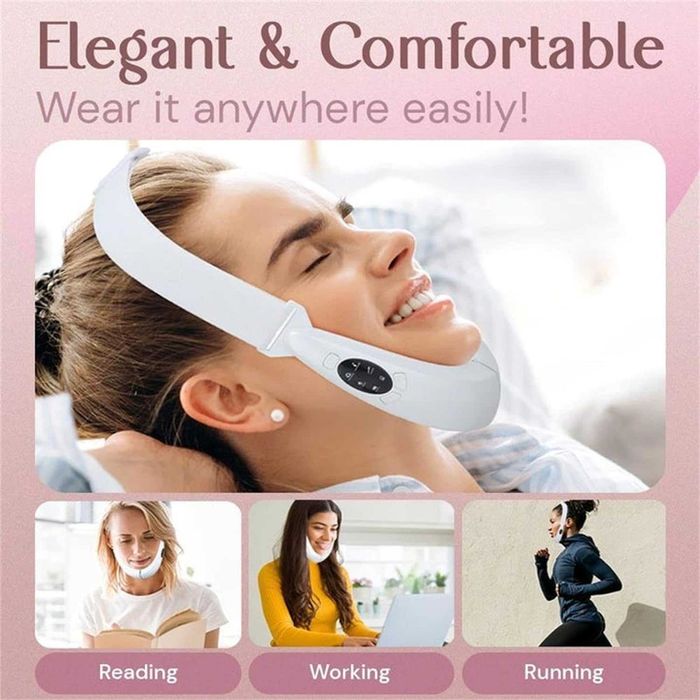 Уред за терапия на лице и двойна брадичка EMS V face beauty meter