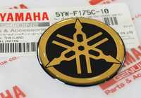 Yamaha Original Emblem Logo 25mm Diameter Emblem Gold/Black