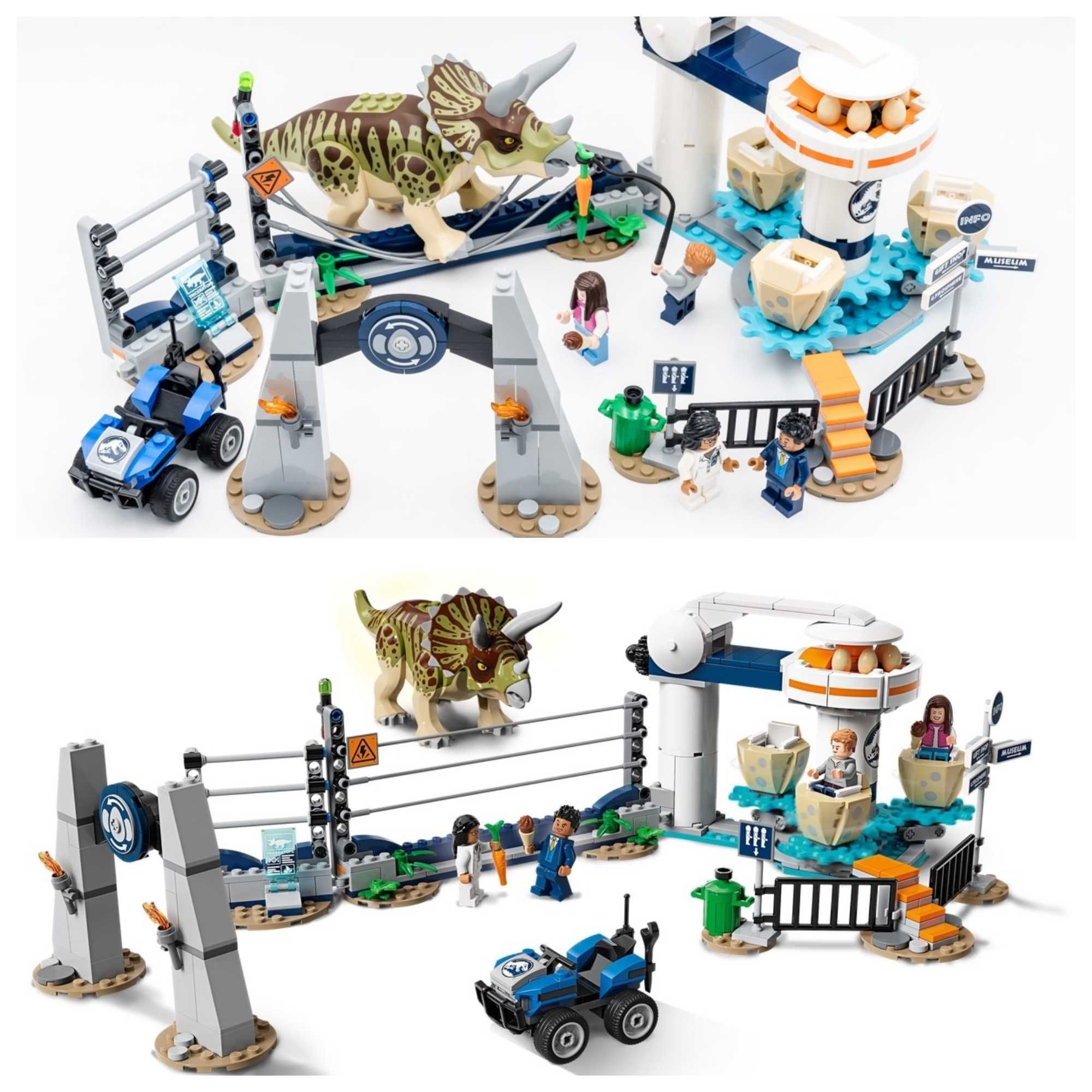NOU TIP brand L Jurassic World - Triceratops dezlantuit 75937