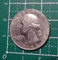 Moneda Quarter Dollar 1983