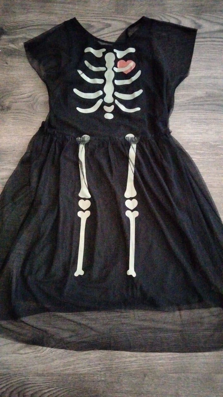 Rochie Halloween, marca H&M, fata 8-10 ani, măsură 134