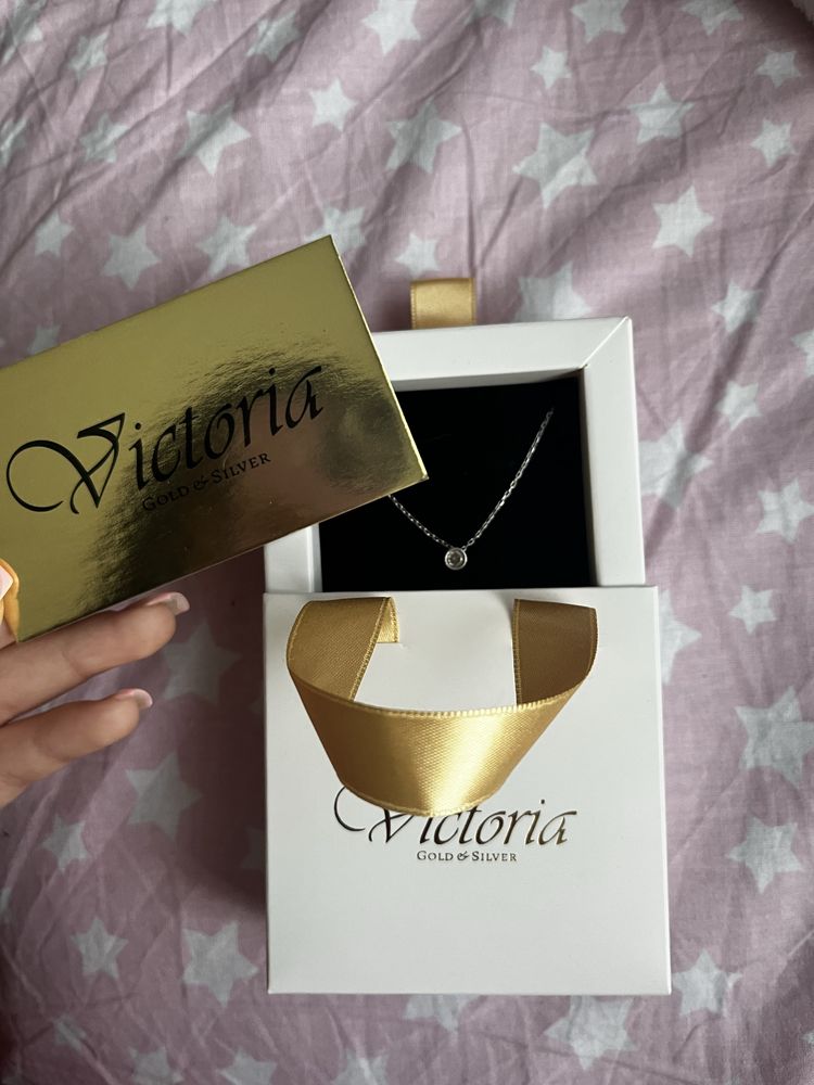 Сребърно колие Victoria Gold&Silver