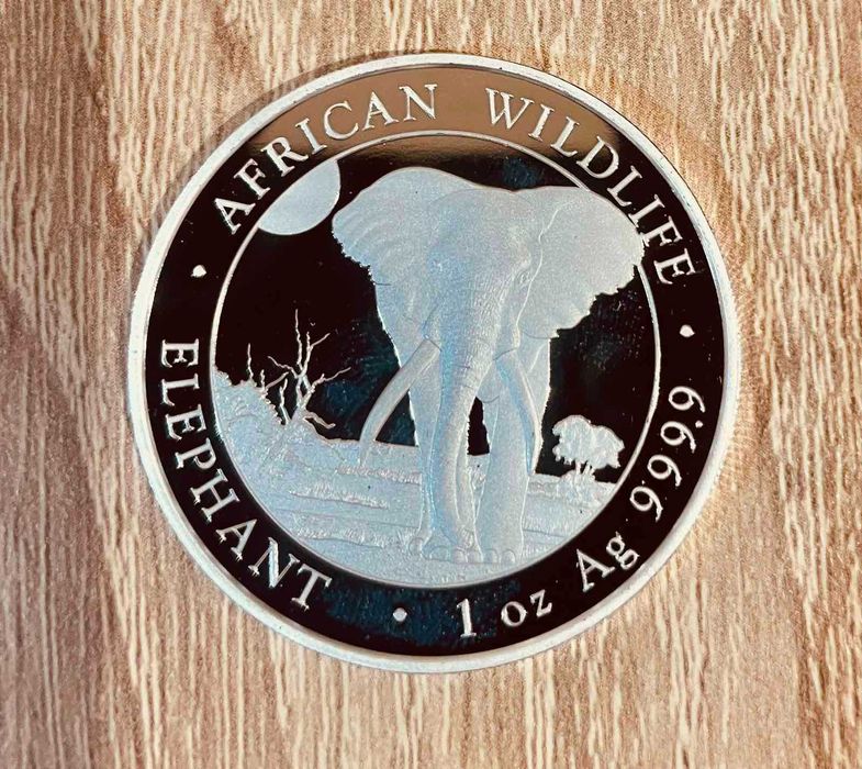 Сребърна монета СЛОН 2025