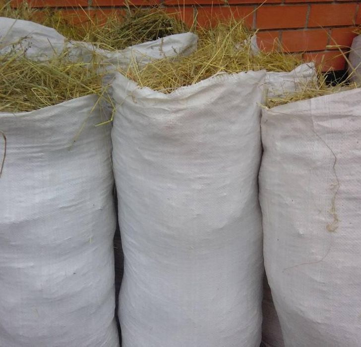 Сено разнотравье мешками