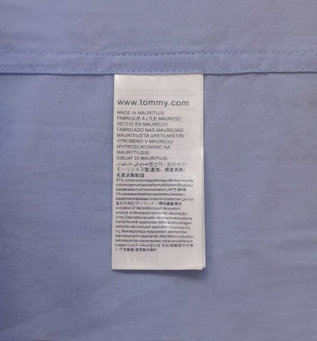 Camasa Tommy Hilfiger Light Blue Slim