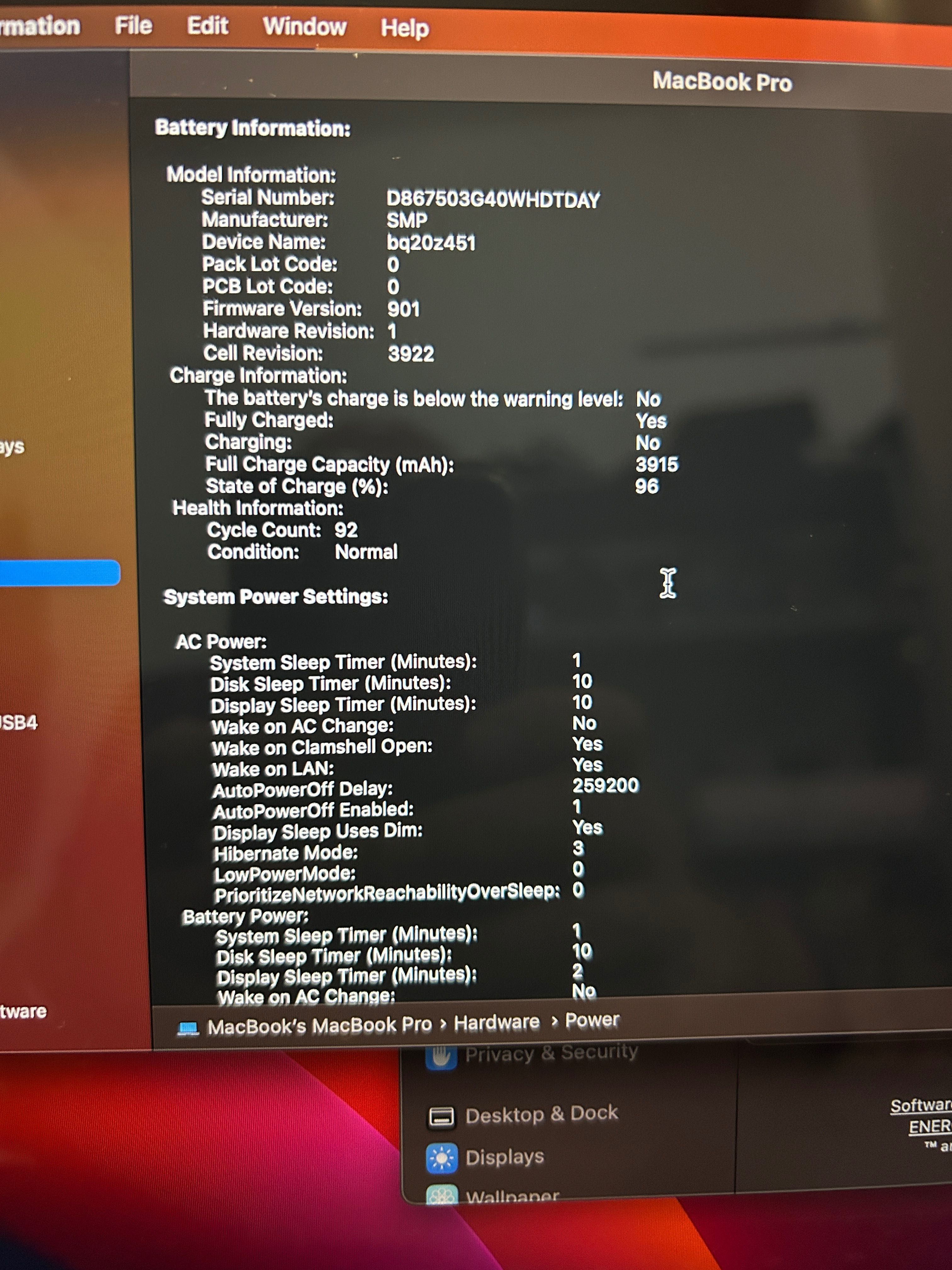 Като нов! Лаптоп MacBook PRO i5/8/256/ A1706 - mid 2017 Touchbar