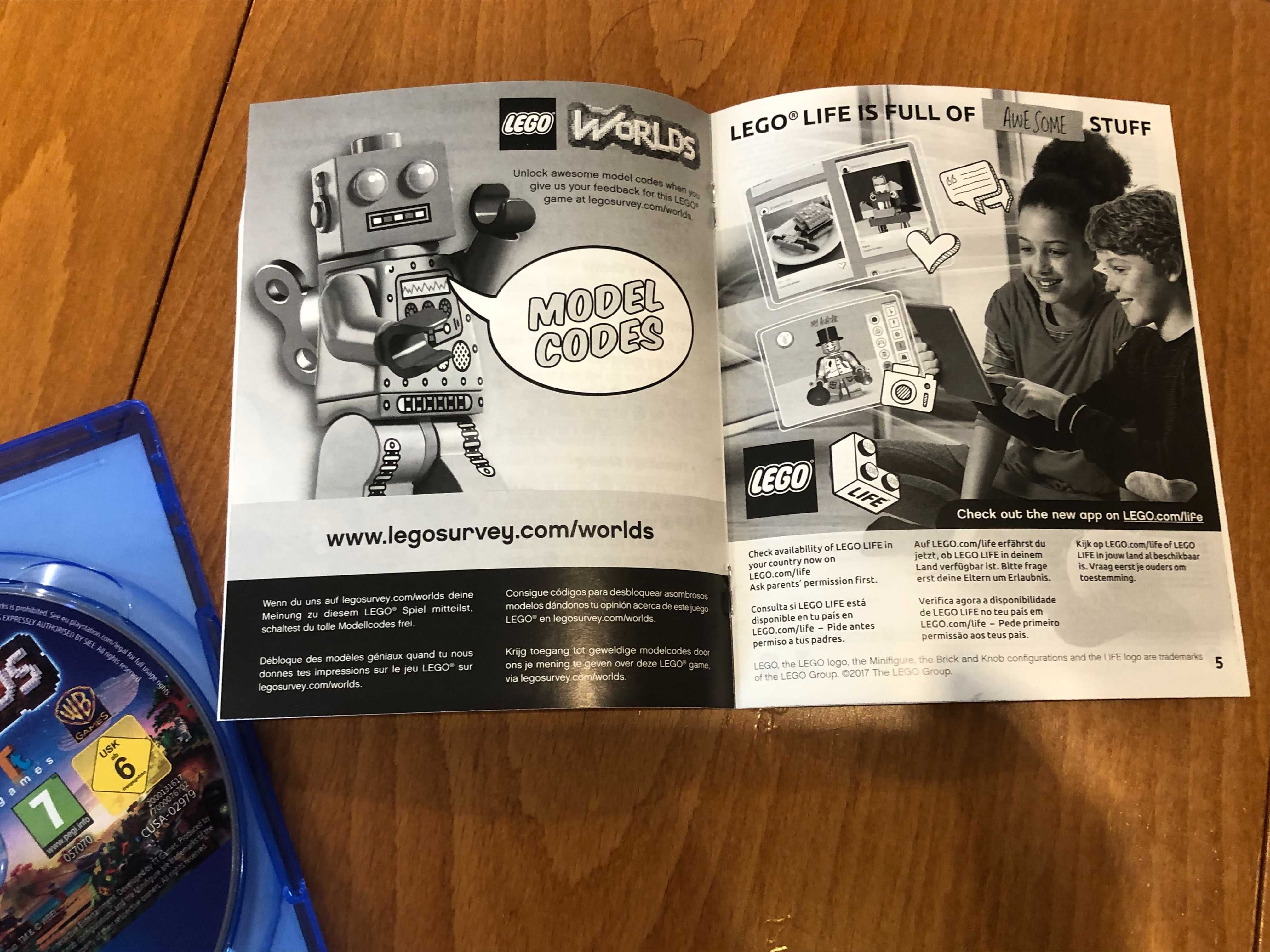 Игра   PS4 lego worlds