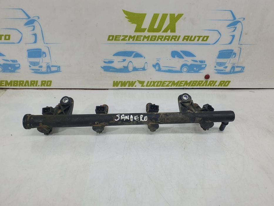 Rampa injectoare cu injectoare 1.4 1.6 mpi k7m k7j 8200494284a Dacia Logan 1  [din 2004 pana  2008]