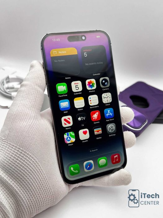 iPhone 14 Pro MAX, 1TB, Deep Purple, 100% батерия, ОТЛИЧЕН, ГАРАНЦИЯ!