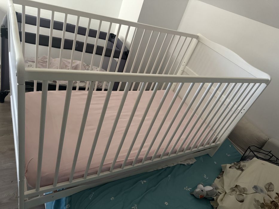 Vand pat copii 140*70 babyneeds si saltea cocos