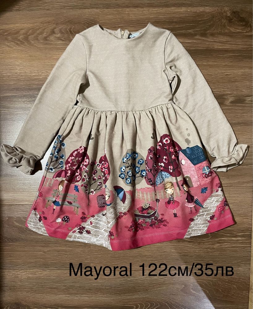 Рокли, клинове, дънки, блузи за момиче 122,128 см