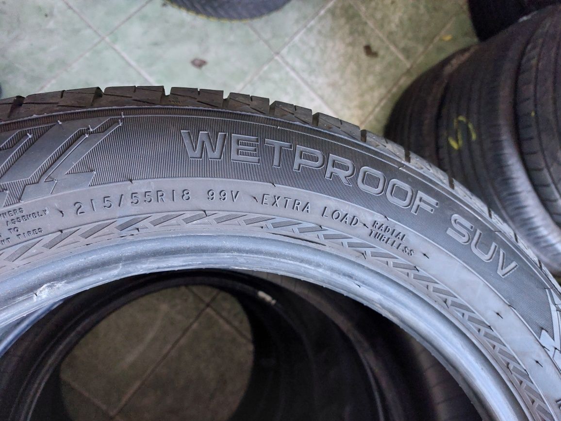 2 anvelope 215/55 R18 Nokian dot 2022