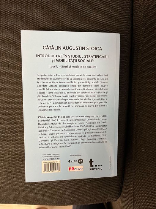 Introducere in studiul stratificarii si mobilitatii sociale Stoica