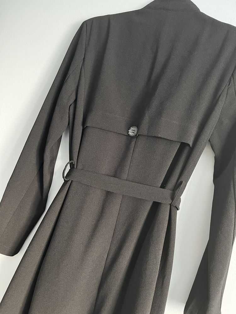 Trench negru dama, marimea 36