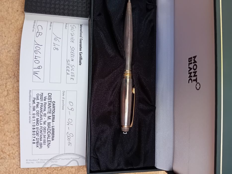 Vând pix montblanc meisterstuck