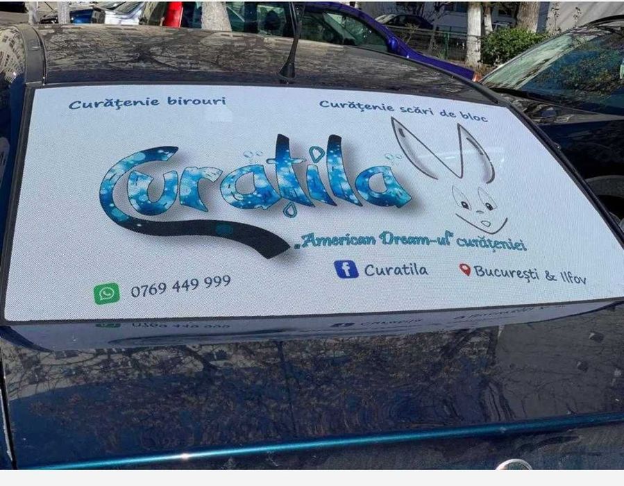 Stickere auto si colantari . Inscriptonari m autocolant reflectorizant