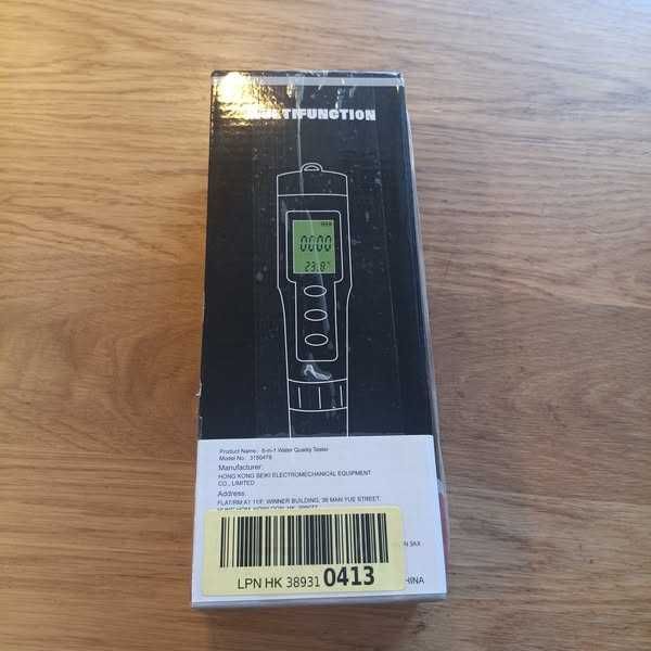 PH Meter 5-в-1 – PH/TDS/EC/Сол/Температура