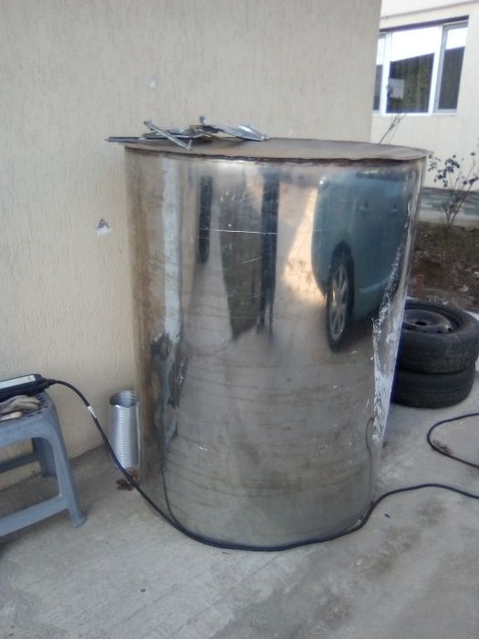 vas recipient butoi haba inox alimentar