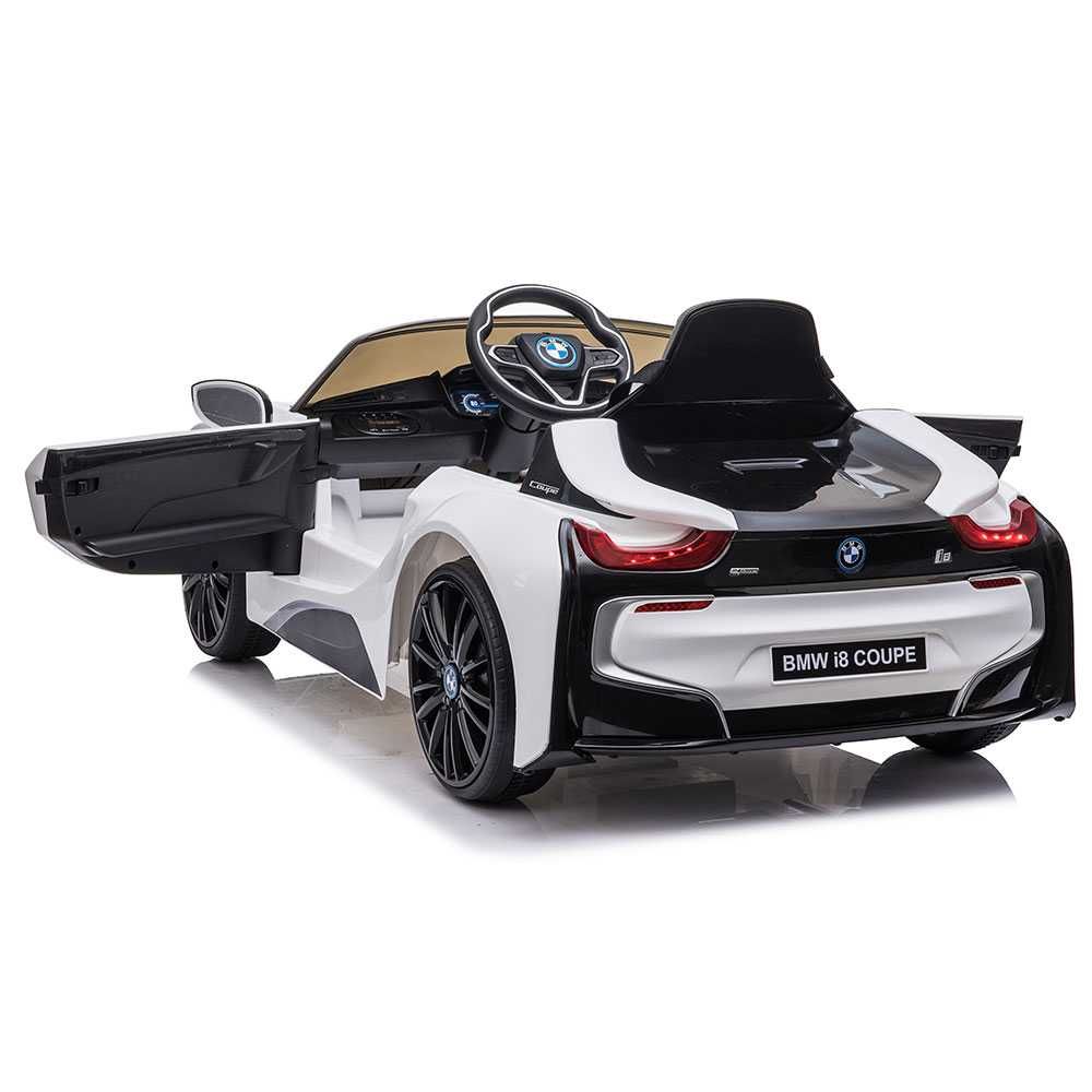 Masinuta electrica BMW i8 coupe, alb, garantie