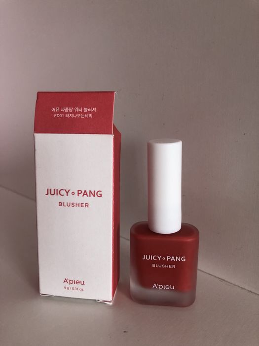 Знаменитые жидкие влажные корейские румяна Apieu juicy pang