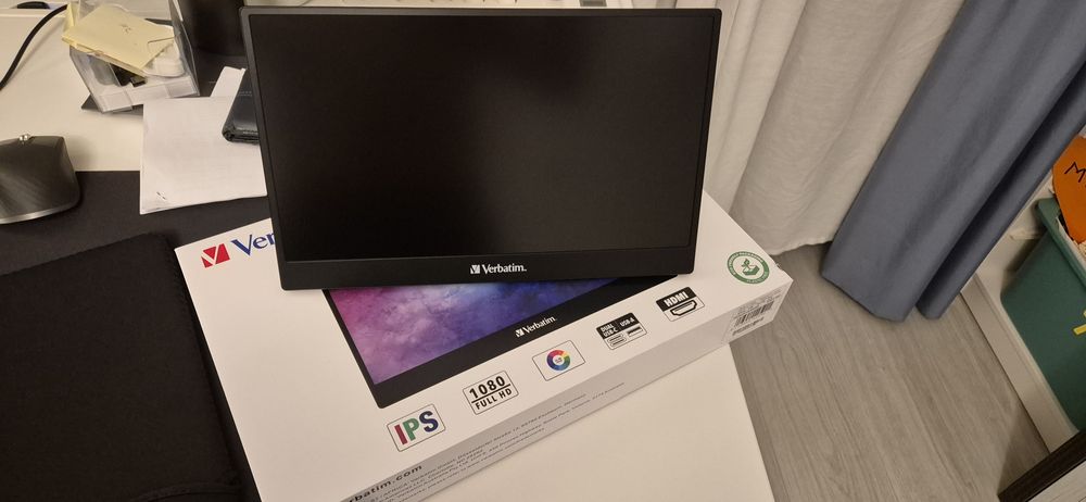 Monitor portabil LED IPS Verbatim 14" PM-14 , Full HD, HDR freesync