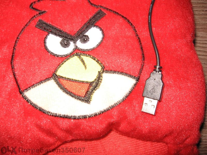 Пантоф за топли крачета - Usb Angry Birds - 33 дo 40 номер
