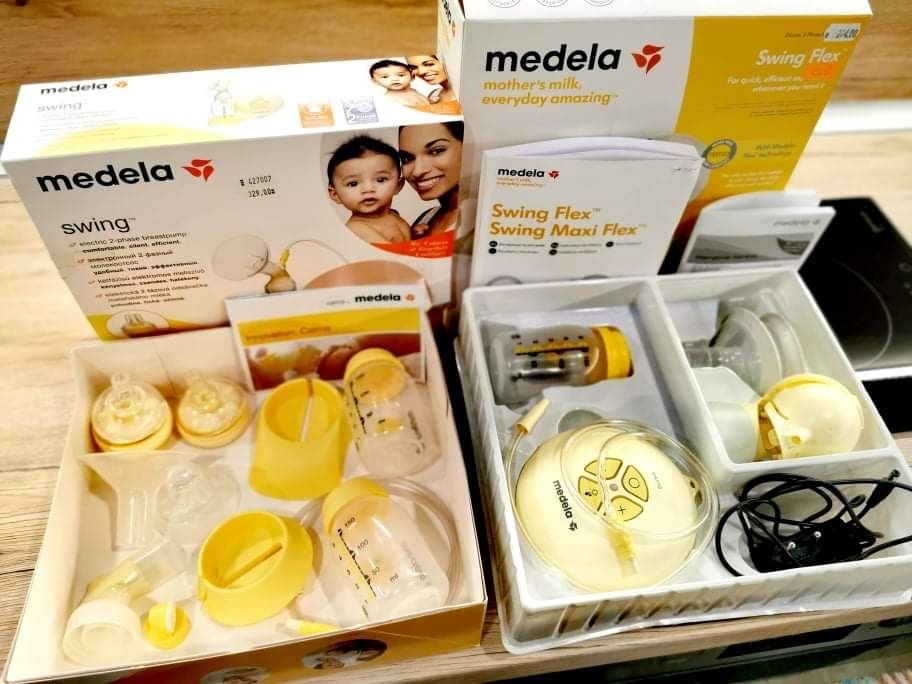 Продавам SWING FLEX двуфазна електрическа помпа Medela + ЧАСТИТЕ