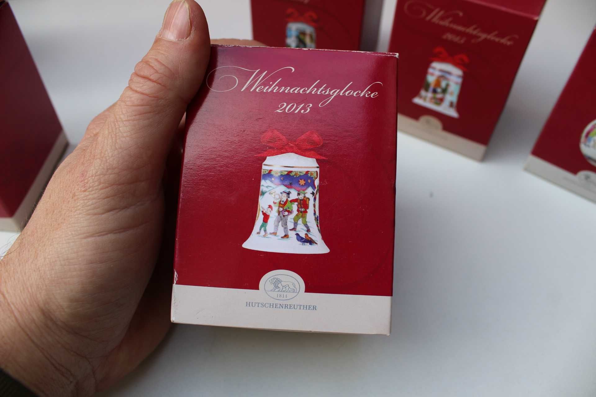 Set 7 clopotei si globuri portelan colectie HUTSCHENREUTHER 1997-2017