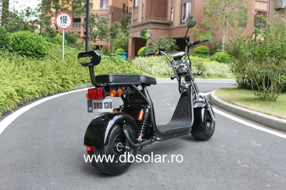 Scuter Electric 12Ah INMATRICULABIL Trotineta Electrica Chopper EEC