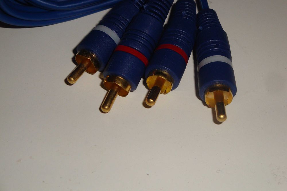 cablu audio stereo rca - rca lungime 5m player auto