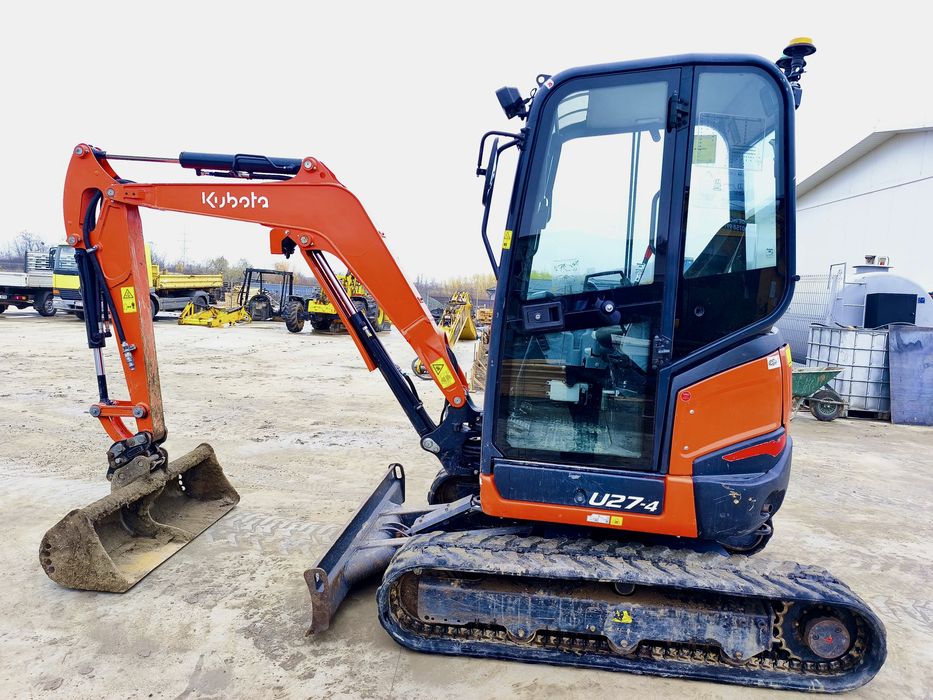 Miniexacavator kubota u27