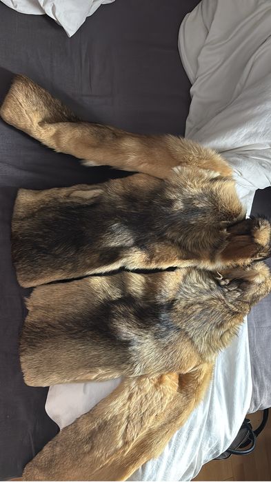 Haina de blana naturala vulpe