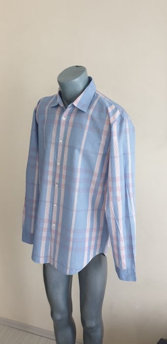 Burberry Cotton / Silk  Mens Size 50/ L  НОВО! ОРИГИНАЛ! Мъжка Риза!