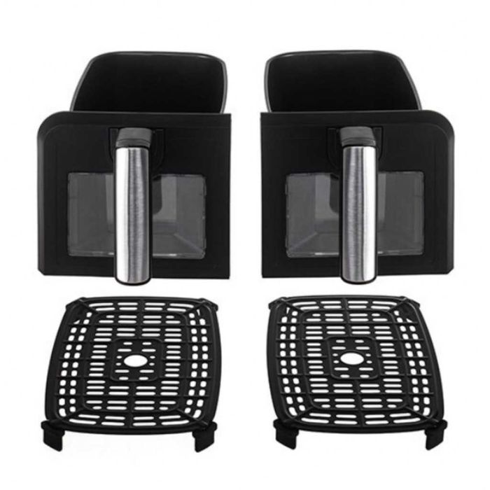 Двоен фритюрник Air Fryer, работещ  без олио, 8L,