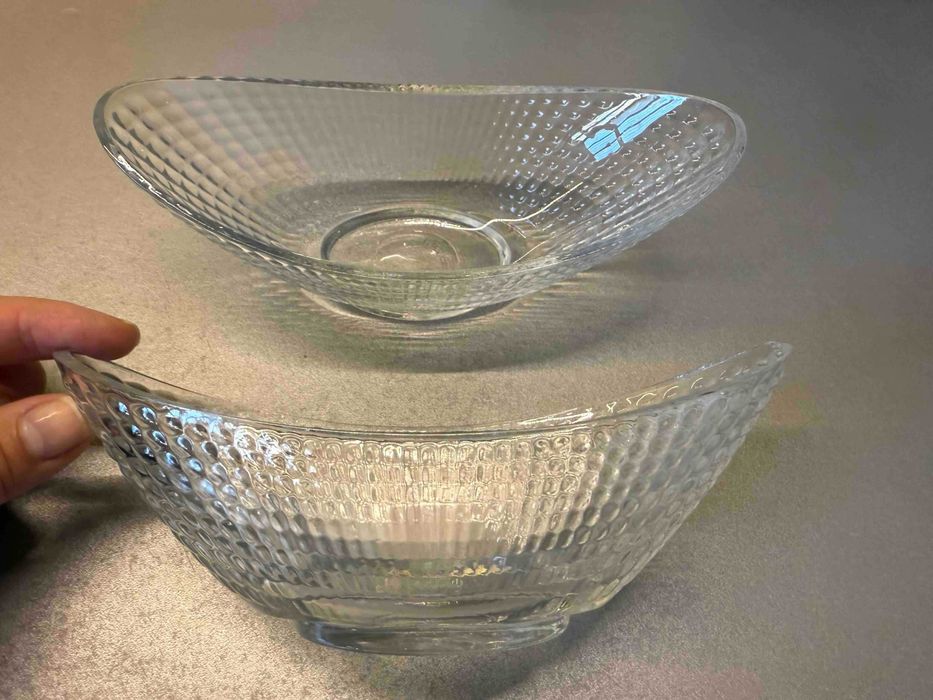 Лодочки салатники стеклянные