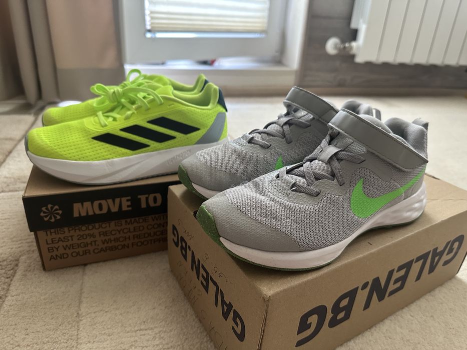 Детски маратонки Nike revolution 35 ном adidas performance ном35 1/