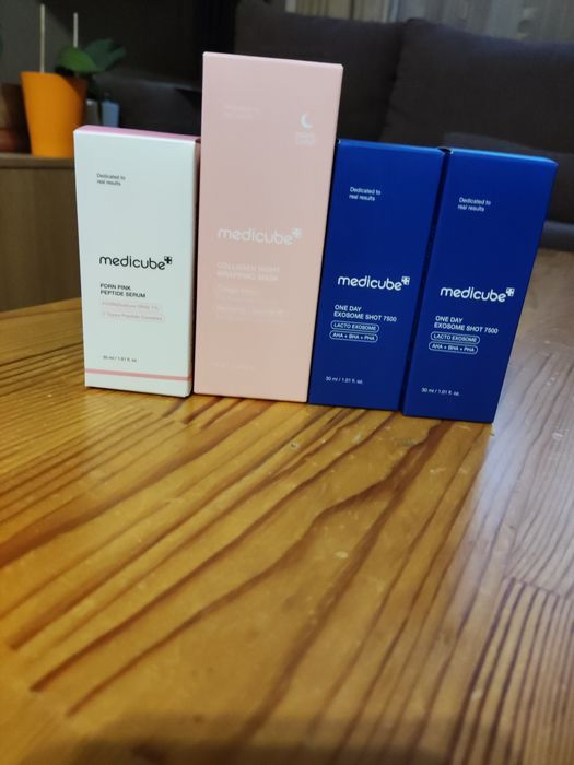Medicube козметика,серум,маска шот.