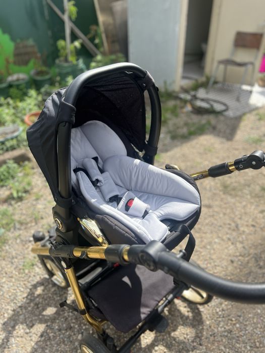 Cărucior copii 3 în 1 Reggio Adamex Special Edition Gold