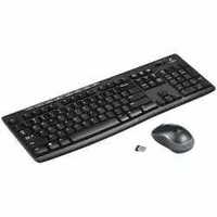 Kit tastatura si mouse wireless Logitech MK270 Black